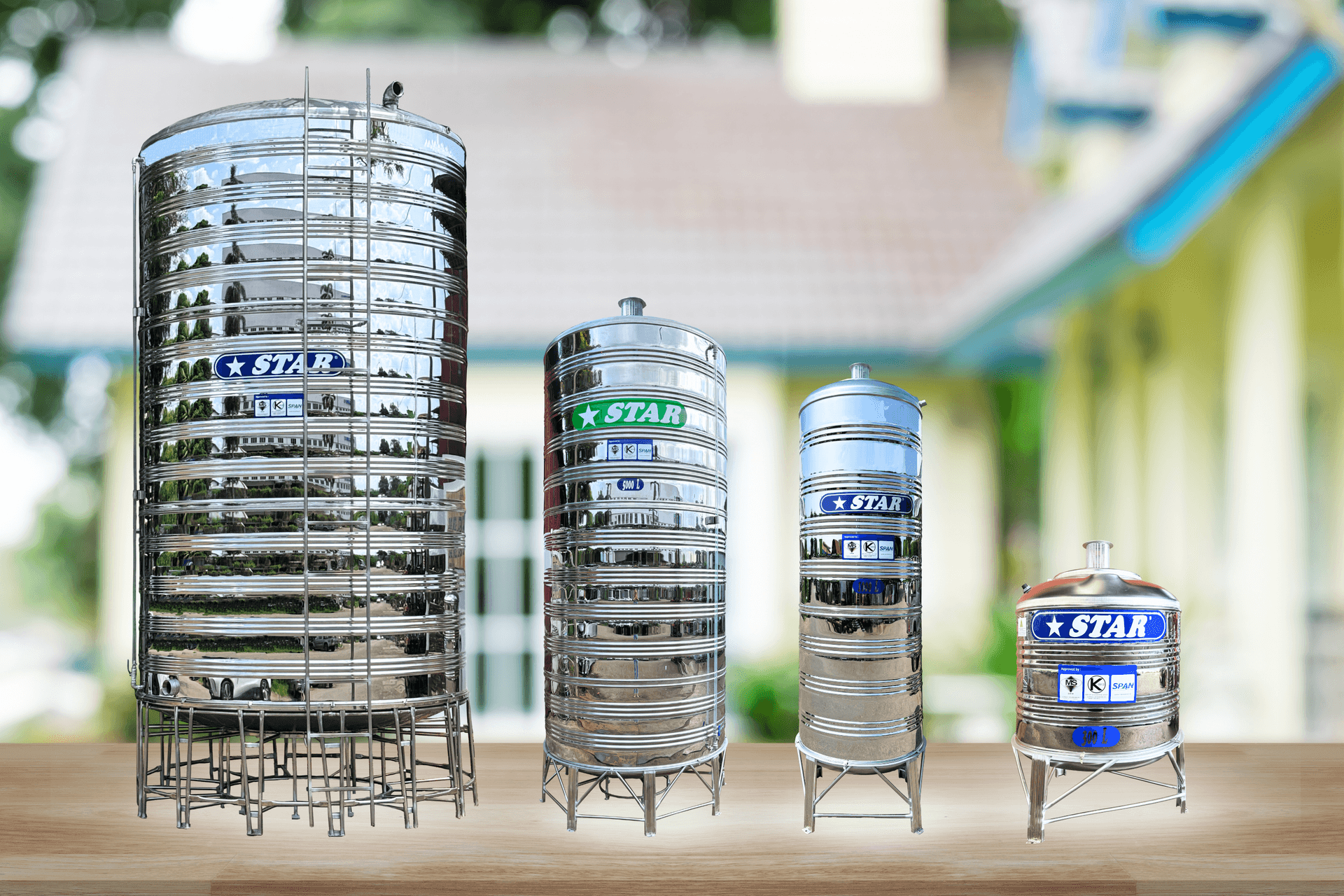 Wide Size Range (300L–30,00L)
