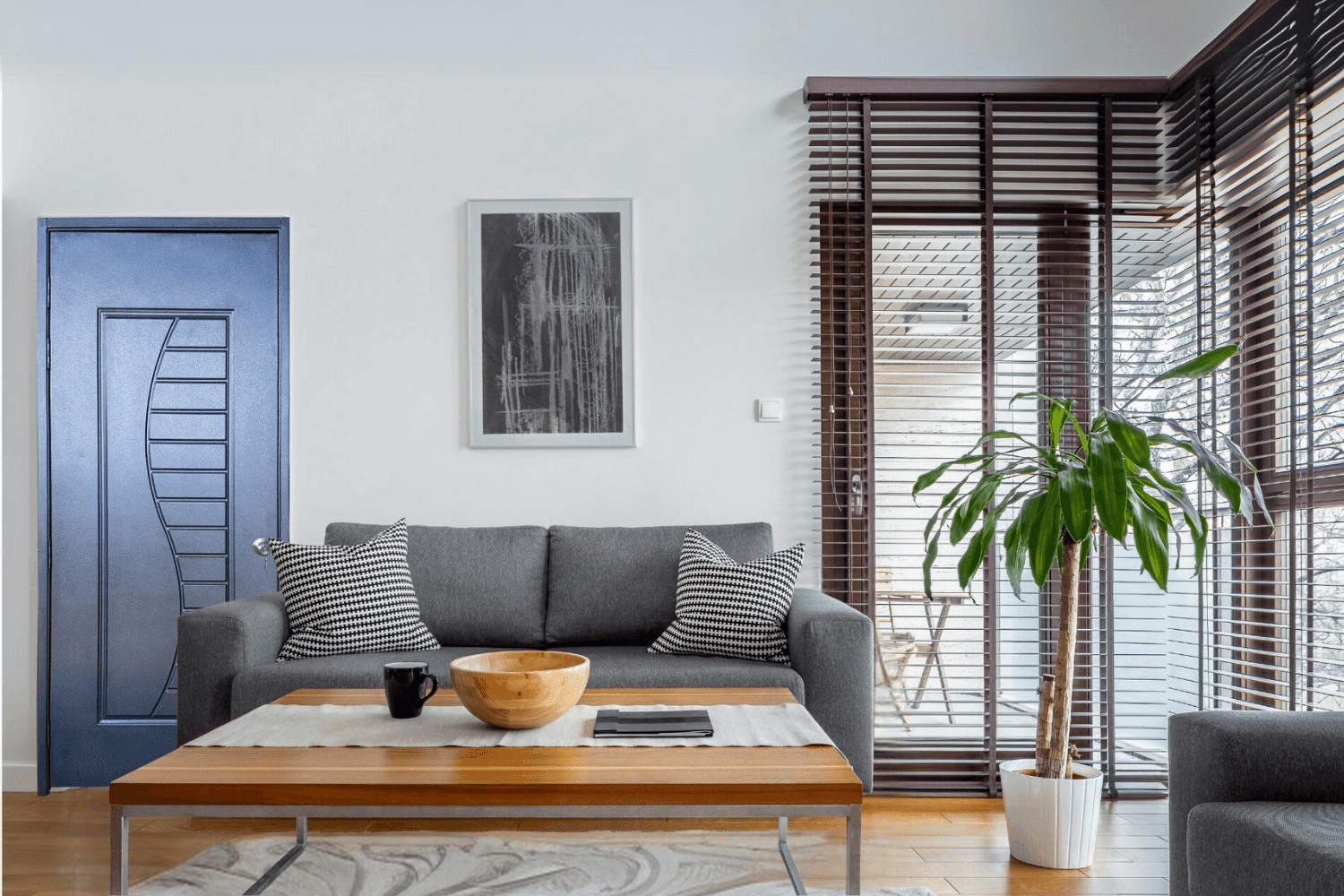classic door for m-series in living room interior design