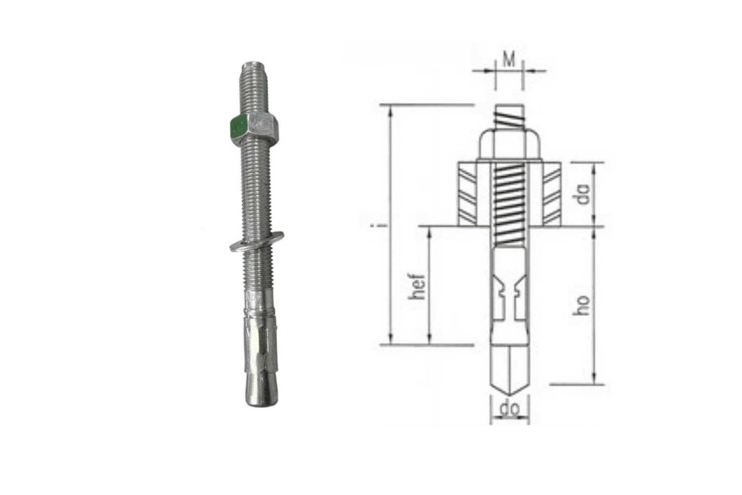 hdg wedge anchor for master steel truss