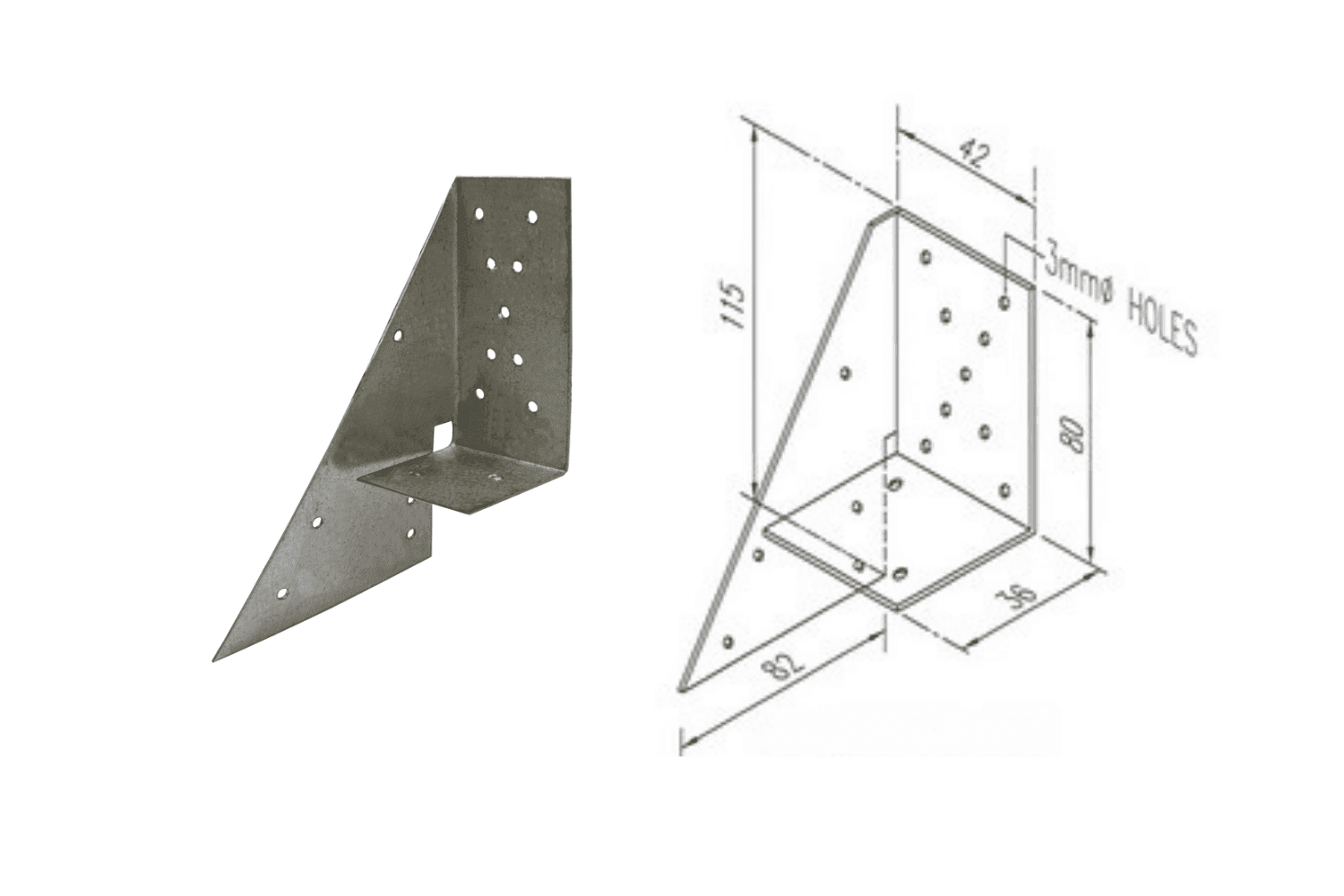 triple grip bracket in hsm master steel truss