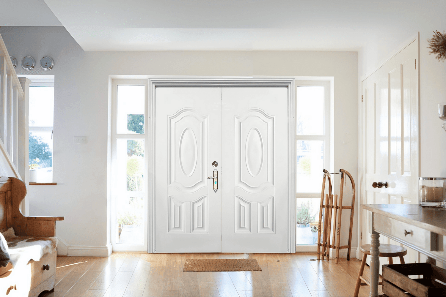 white double door in malaysia